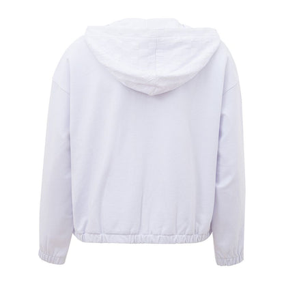 Chic White Viscose Sweater for Women