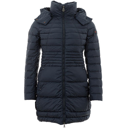 Chic Blue Polyamide Jacket for Women