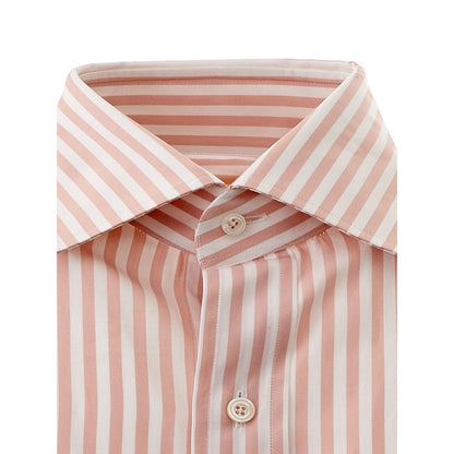 Elegant Cotton Pink Shirt for Men