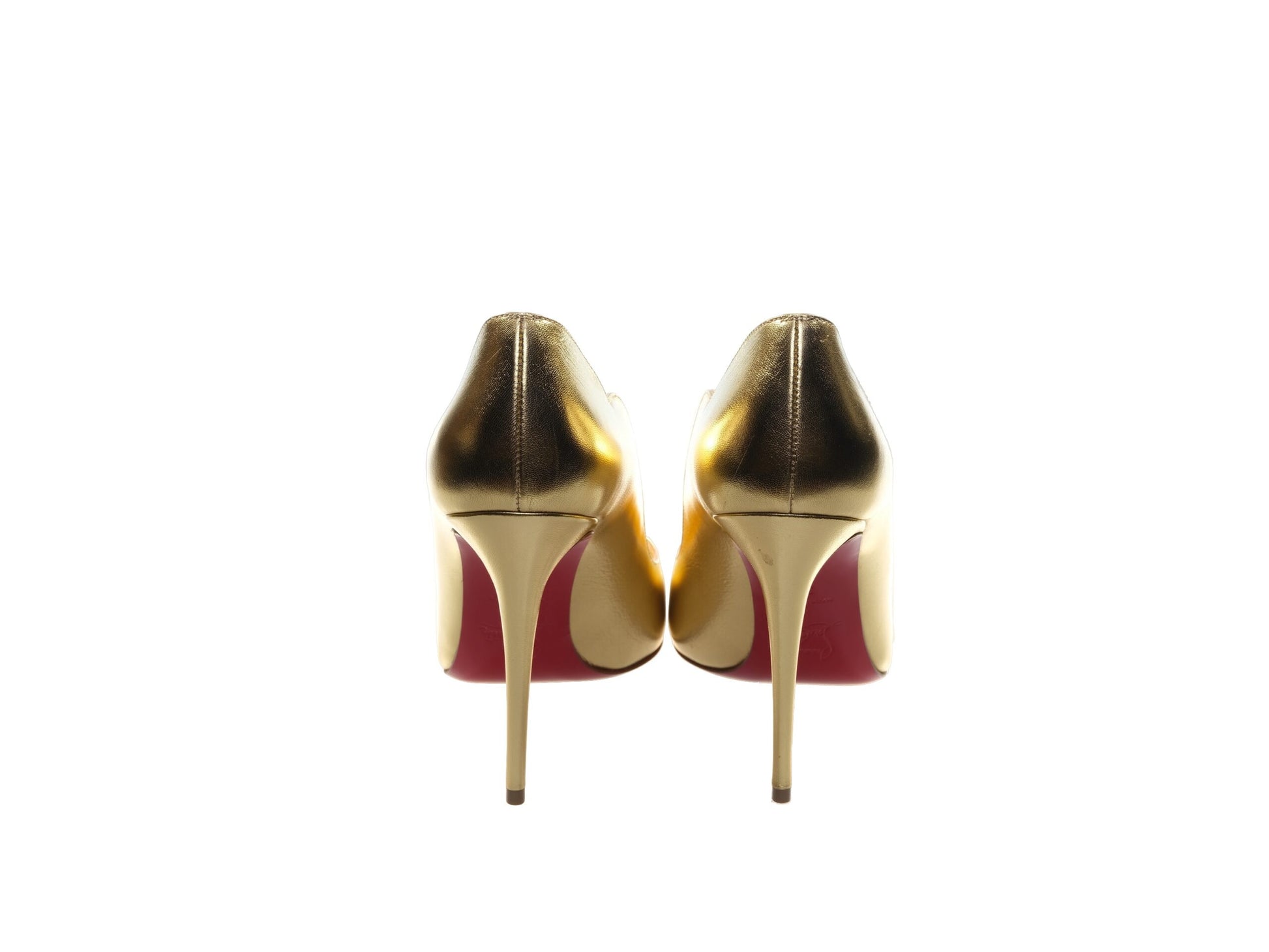 Hot Chick 100 Gold High Heel Pump