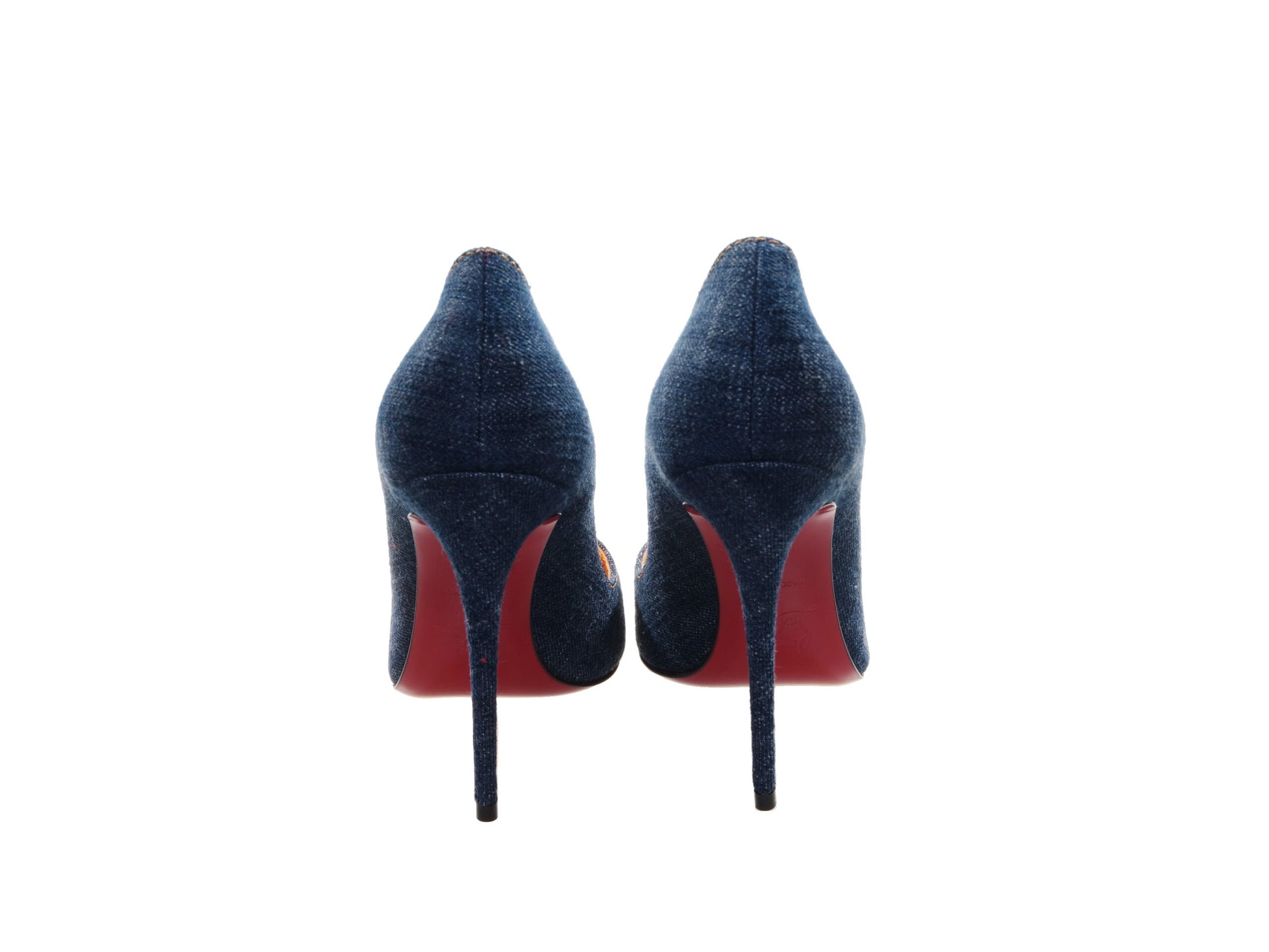 So Kate 120 Denim High Heel Pumps