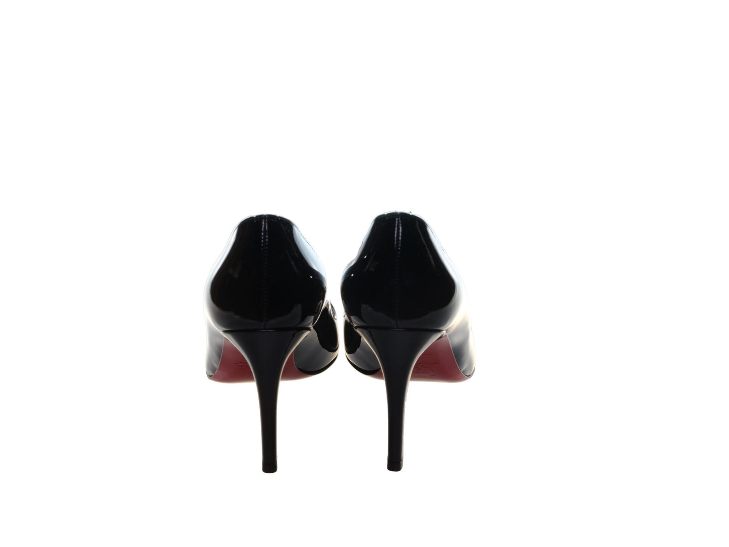 Pigalle 85 Black Leather High Heel Pumps