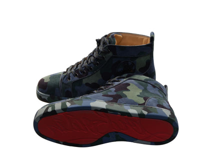 Louis Orlato Flat Camouflage High Top Sneakers