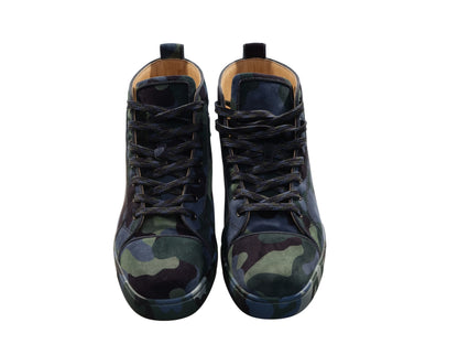 Louis Orlato Flat Camouflage High Top Sneakers