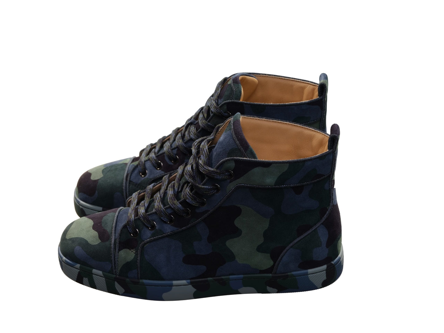 Louis Orlato Flat Camouflage High Top Sneakers