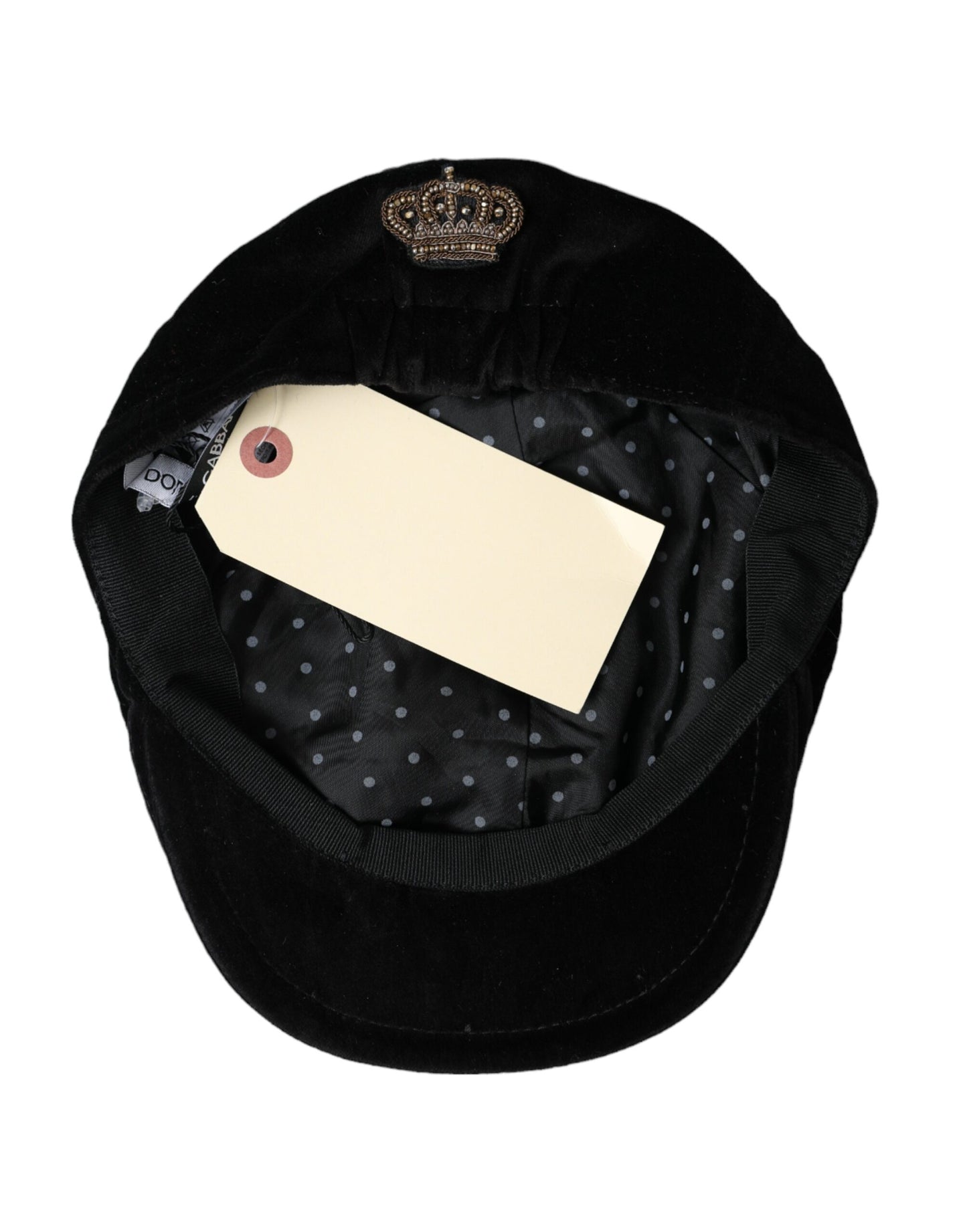 Black Crown Cotton Newsboy Hat Men