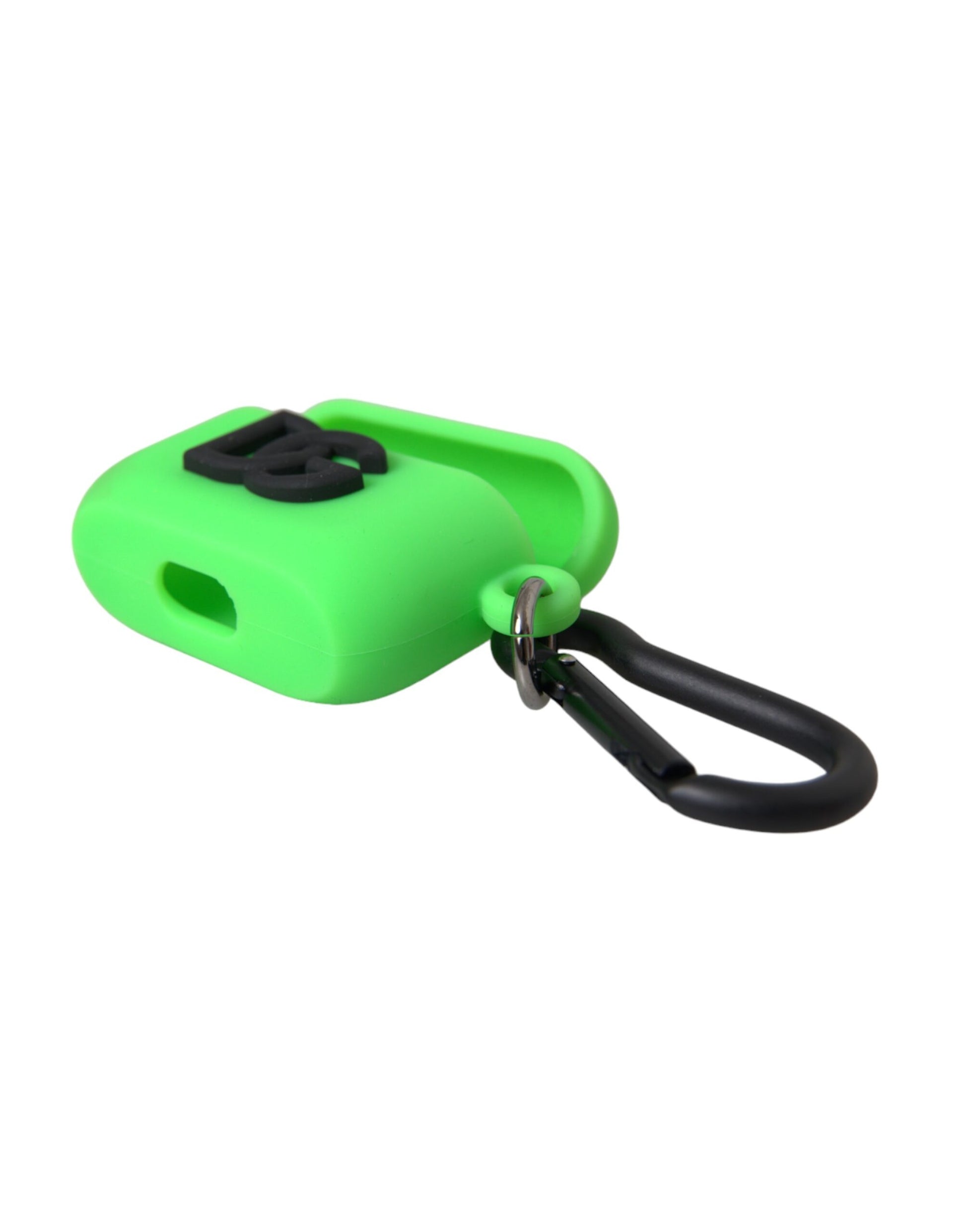 Neon Green Silicone Logo Embossed Airpods Case