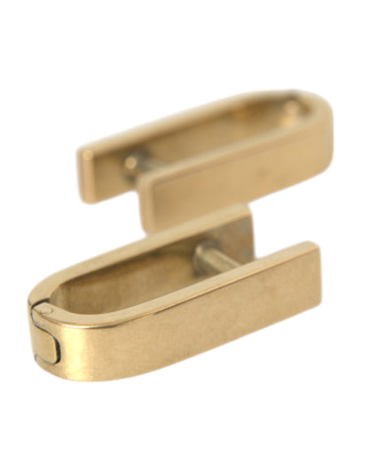 Gold Plated Metal Brass Pin Men Cufflinks