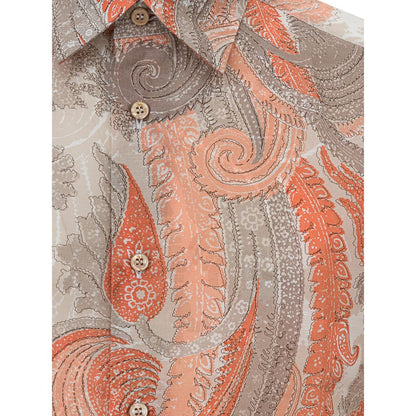 Orange Cotton Shirt