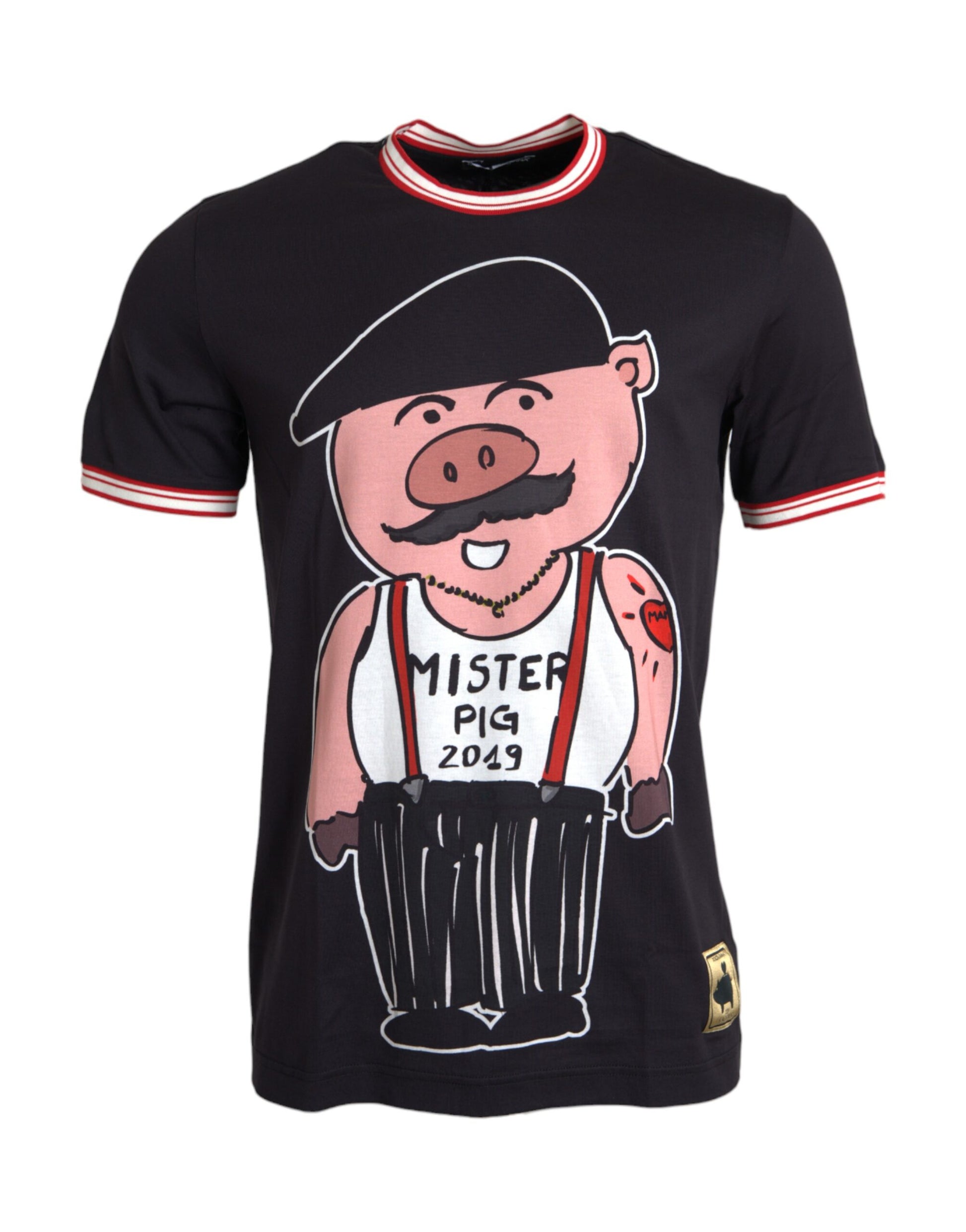 Black Cotton 2019 Year of the Pig T-shirt