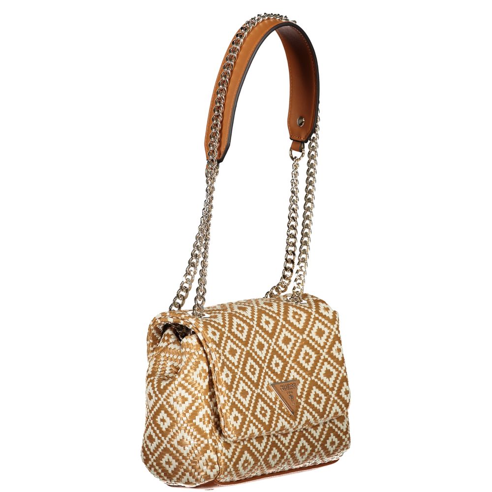 Beige Polyethylene Handbag