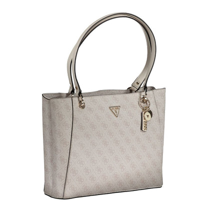 Gray Polyethylene Handbag