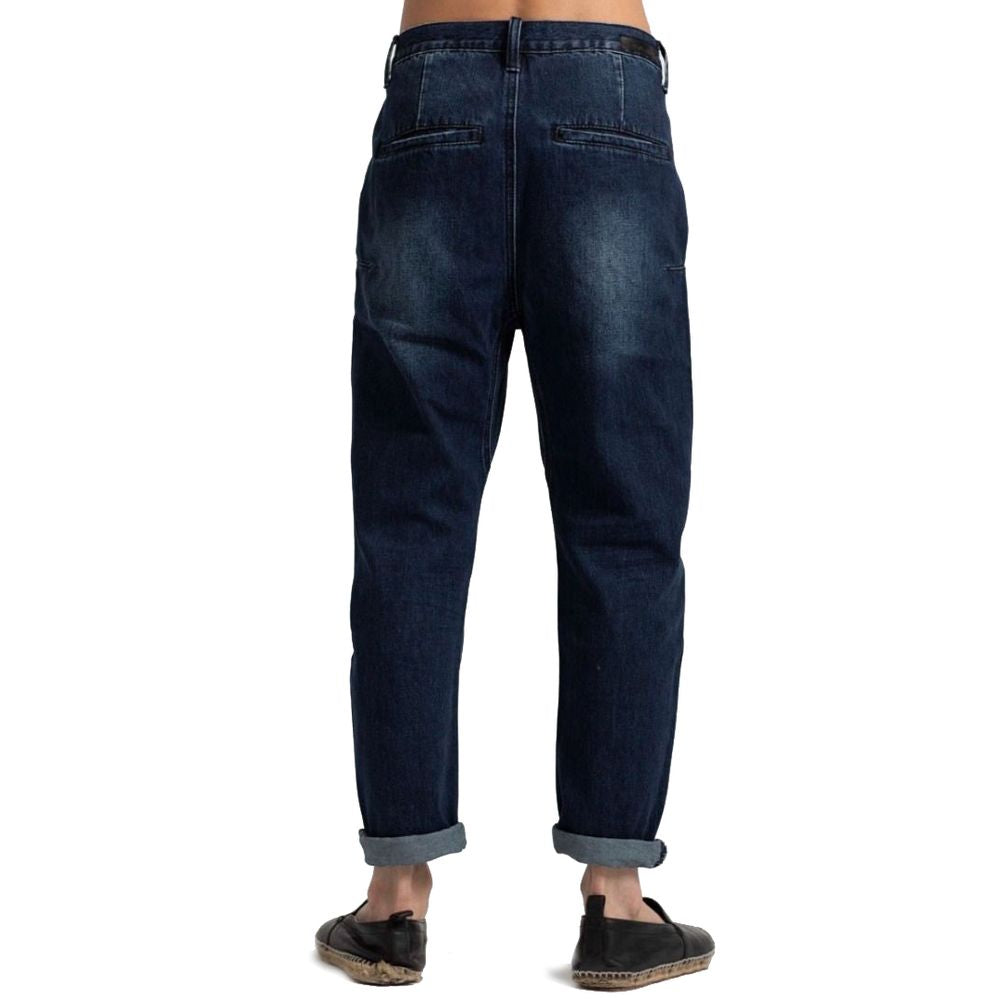 Blue Cotton Jeans & Pant