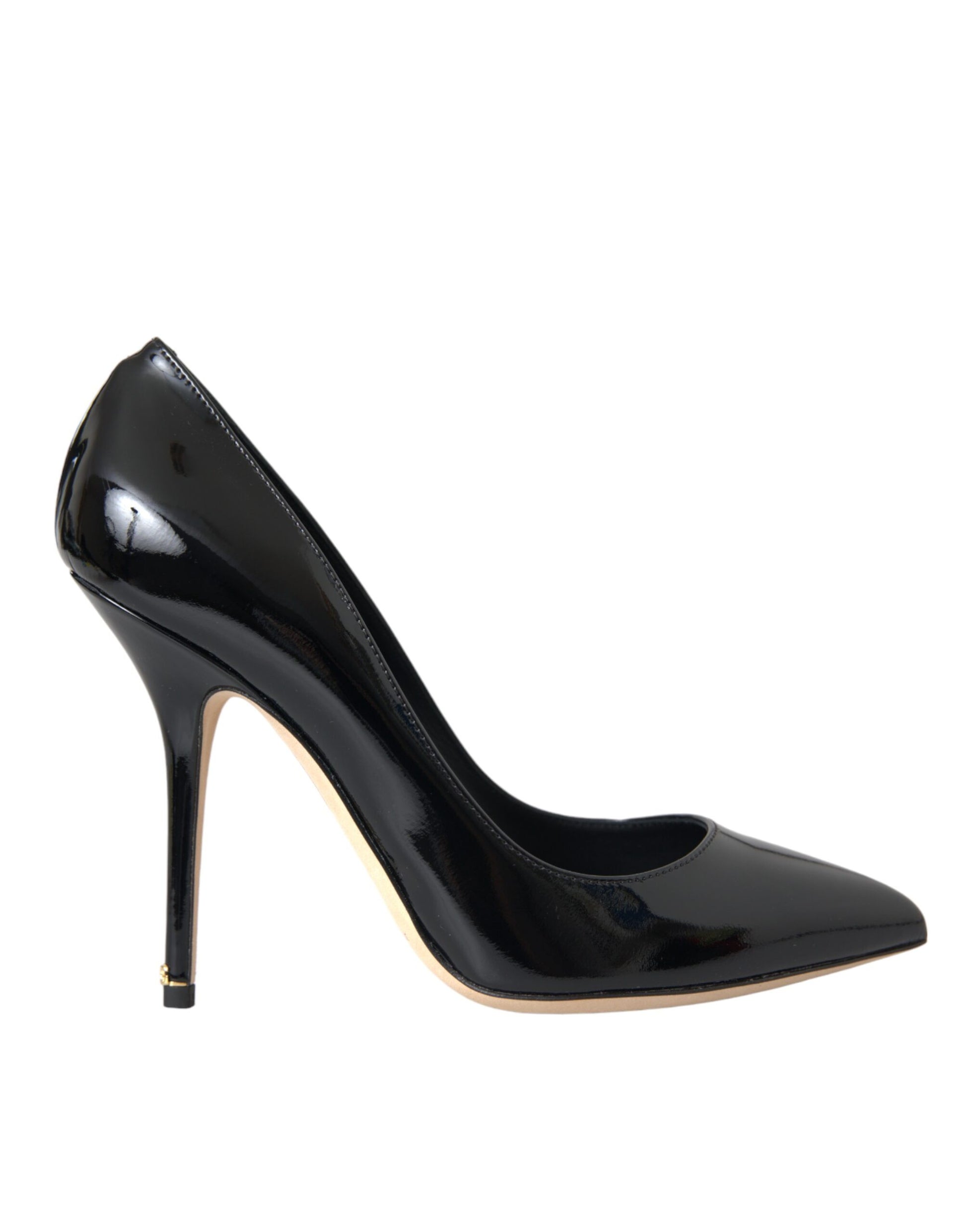 Black Patent Leather Bellucci Pumps Heels Shoes