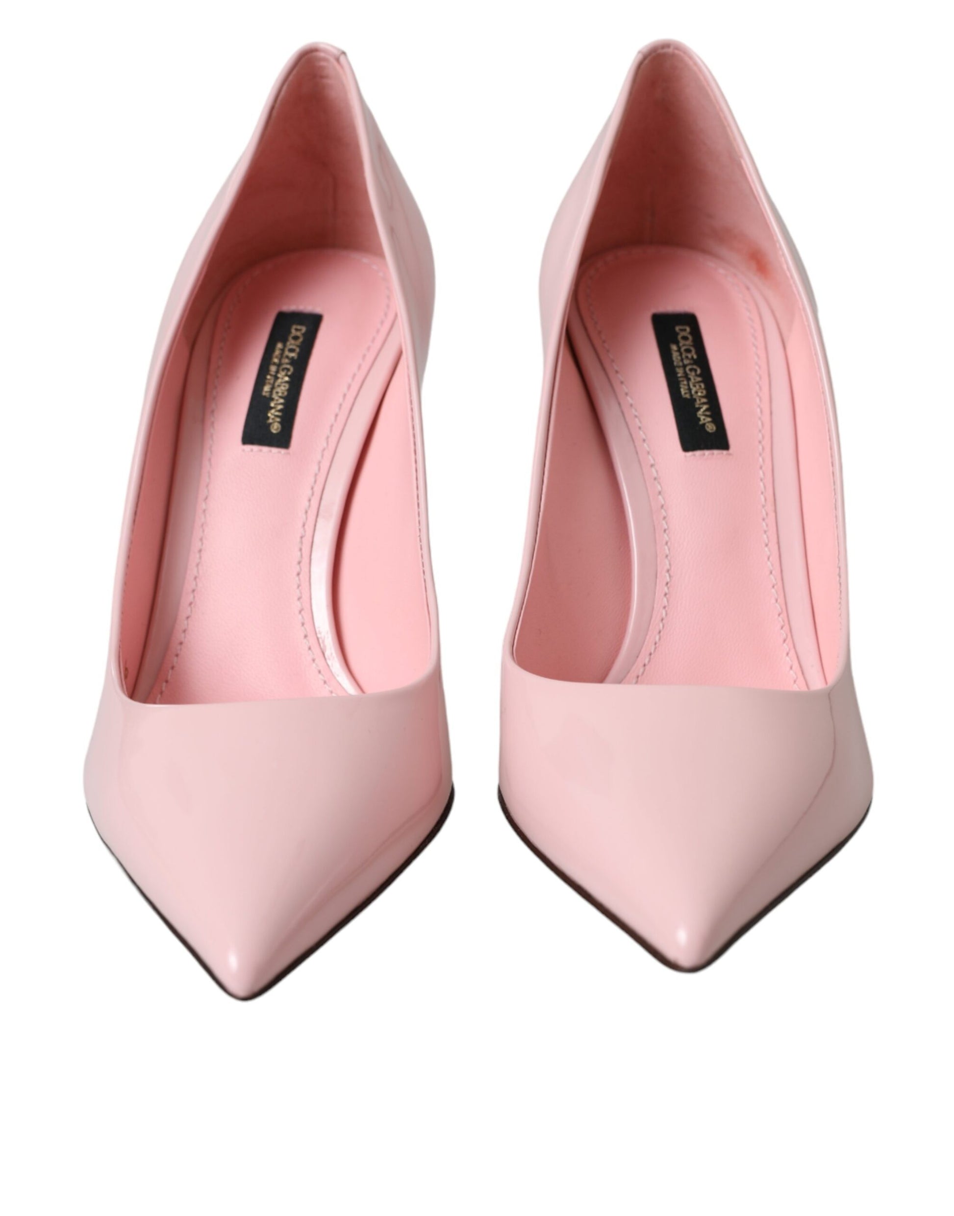 Light Pink Patent Leather Pump Heels Shoes