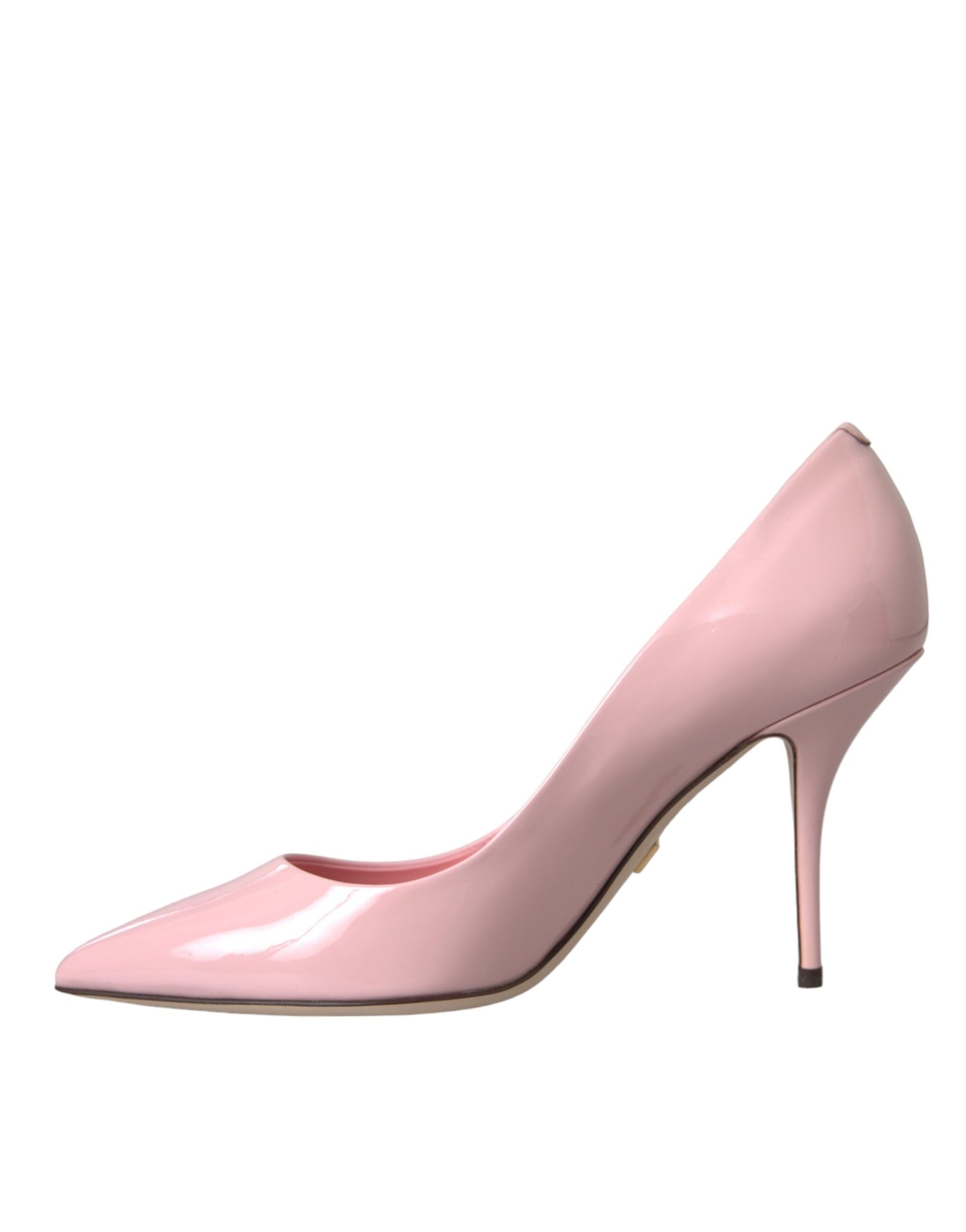 Light Pink Patent Leather Pumps Heels Shoes