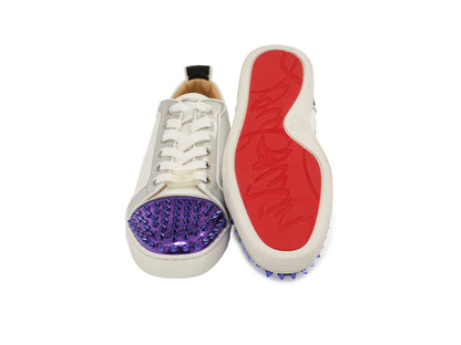 Louis Junior Spikes Flat Contrasting Leather Sneakers