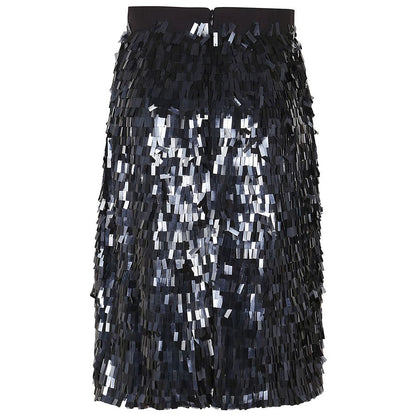 Black Polyester Skirt