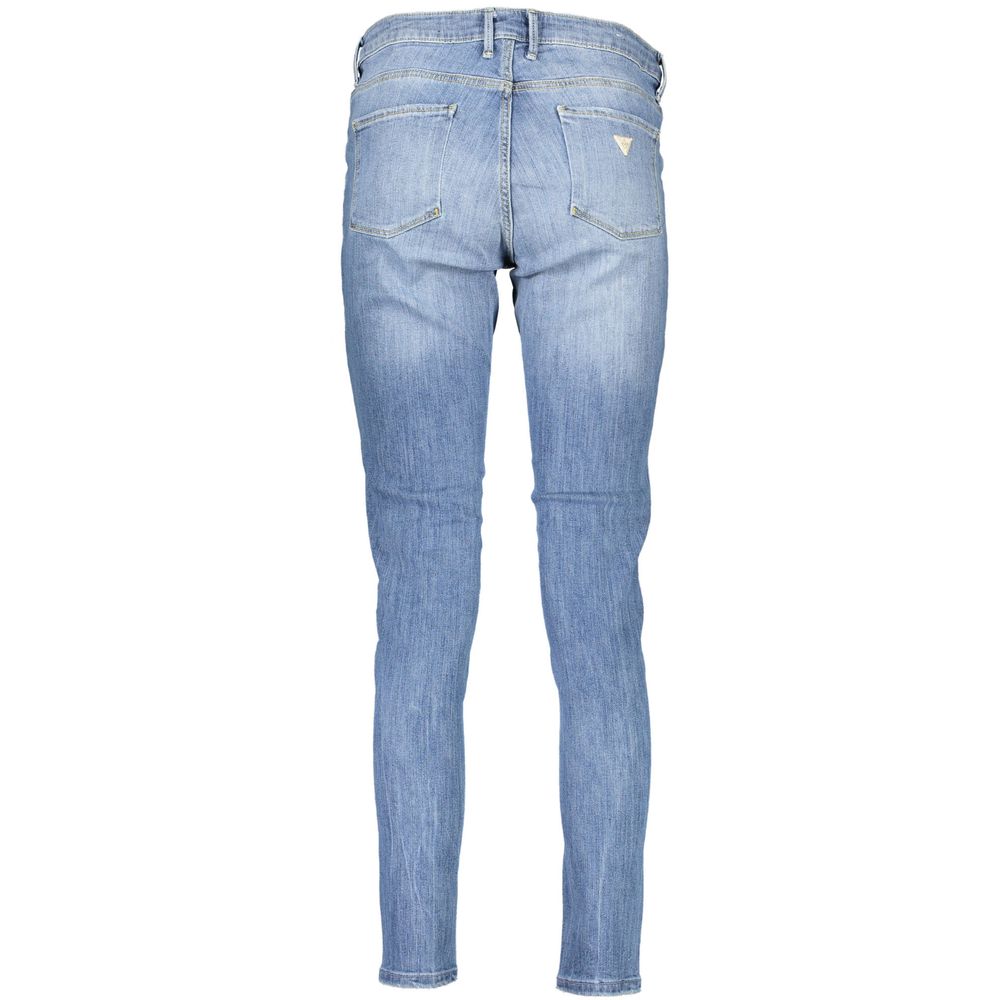 Lichtblauwe katoenen jeans en broek