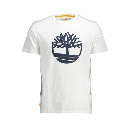 Eco-Conscious Organic Tee with Print Detail