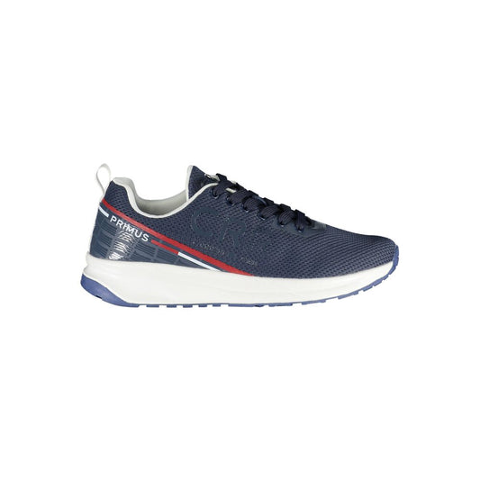 Blauwe polyester sneaker