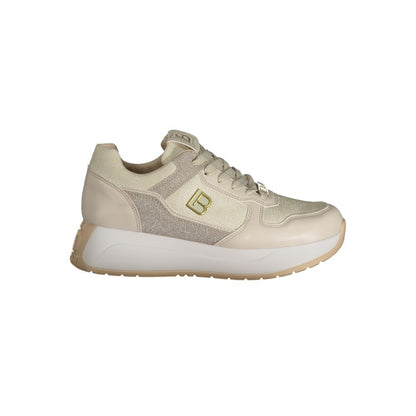 Beige Polyester Sneaker