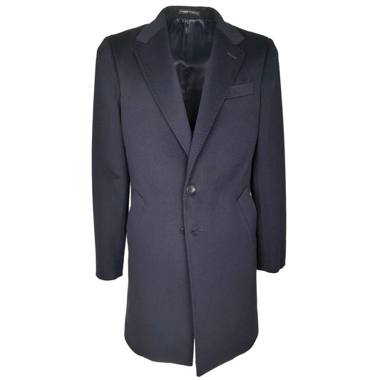 Blue Wool Vergine Jacket