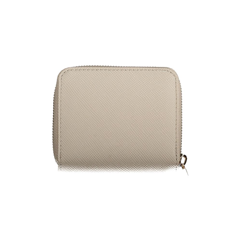 Beige Polyethylene Wallet