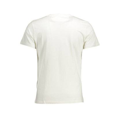 Crisp White Cotton Crew Neck Tee