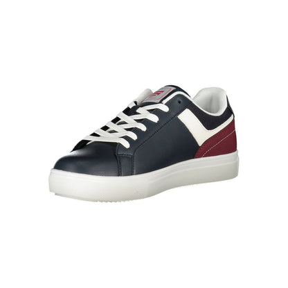 Blauwe polyester sneaker