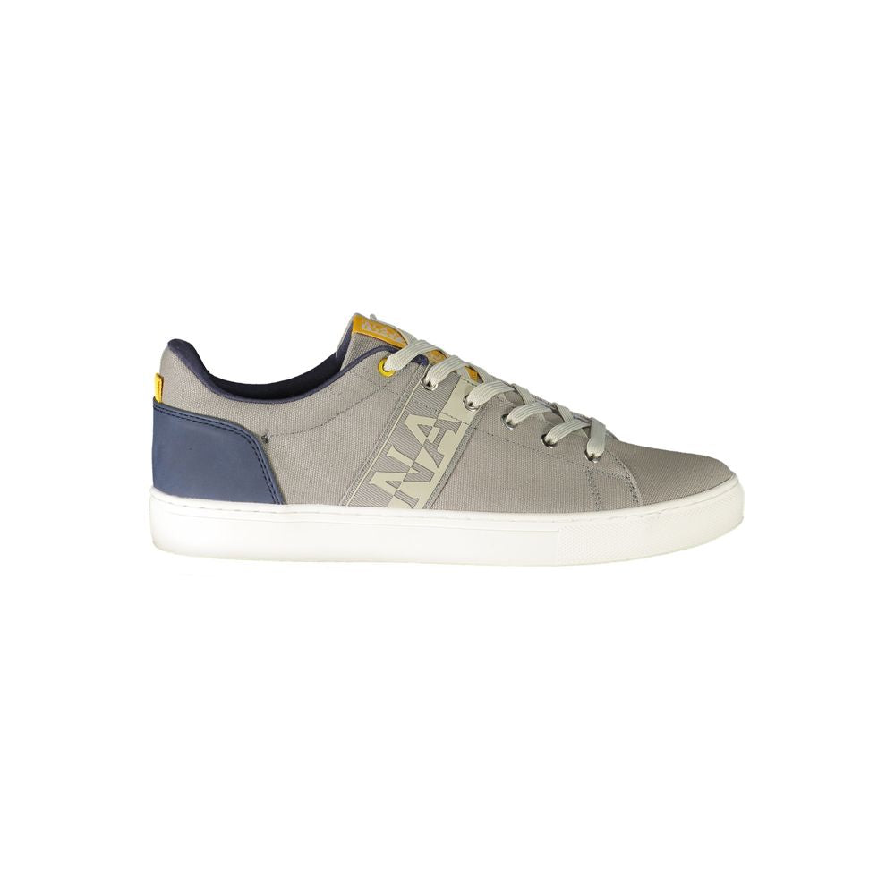 Gray Polyester Sneaker