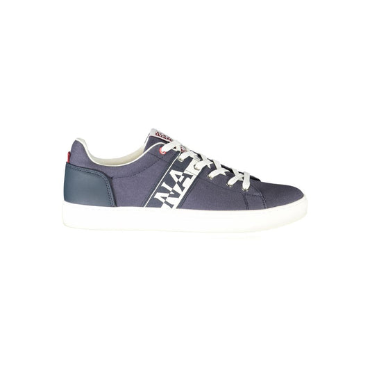 Blue Polyester Sneaker