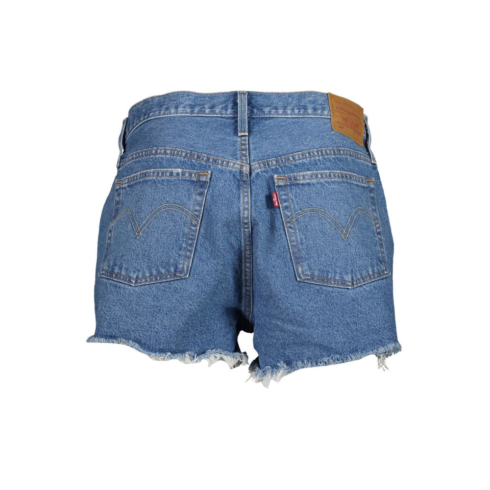 Chic Vintage 501 Denim Shorts with Worn Effect