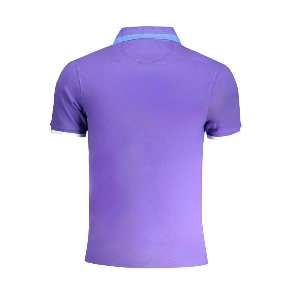 Purple Cotton Polo Shirt