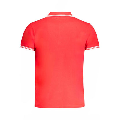 Red Cotton Polo Shirt