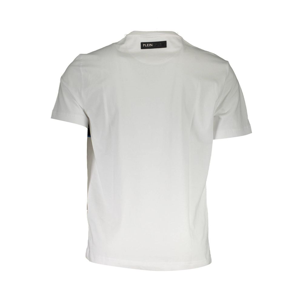 Wit katoenen T-shirt