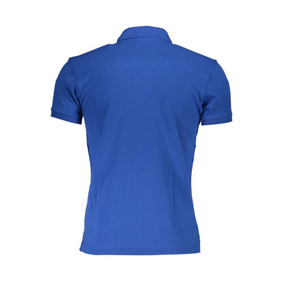 Slim Fit Embroidered Polo with Contrast Details