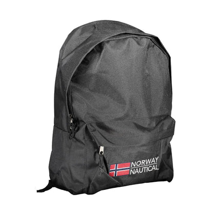 Black Polyester Backpack