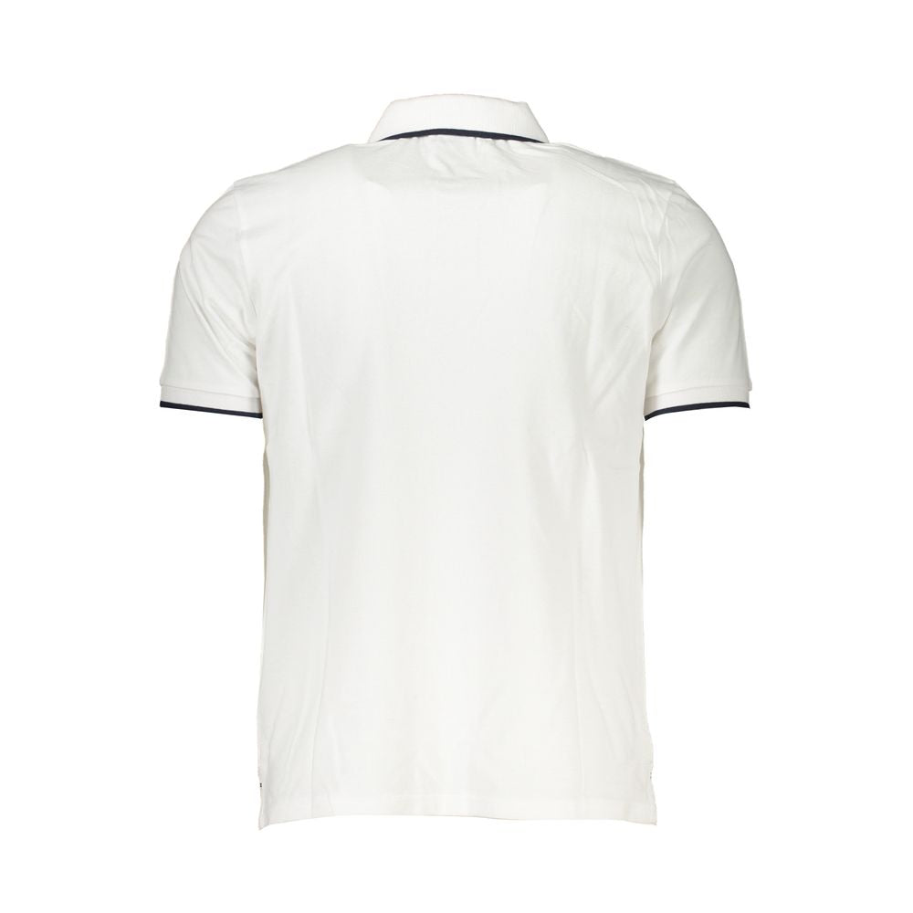 White Cotton Polo Shirt