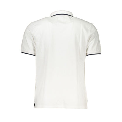 White Cotton Polo Shirt