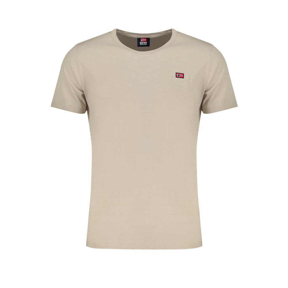 Beige Cotton T-Shirt