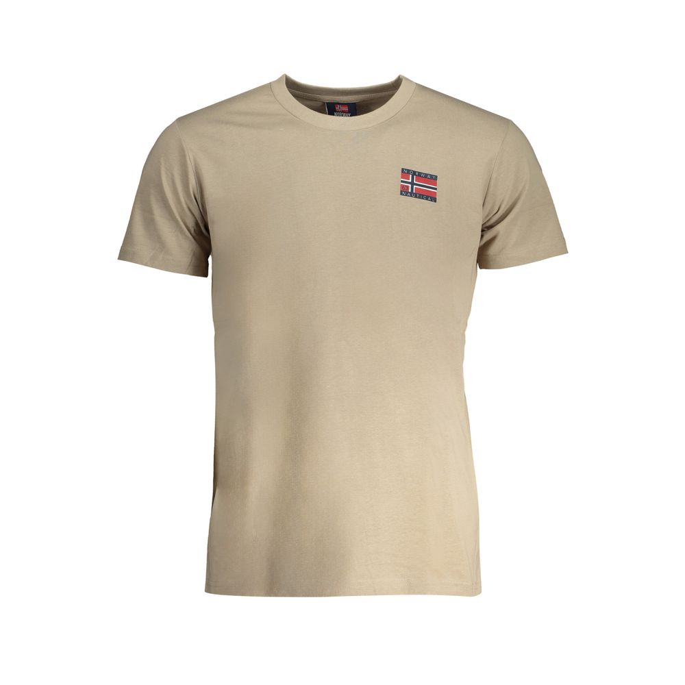 Beige Cotton T-Shirt