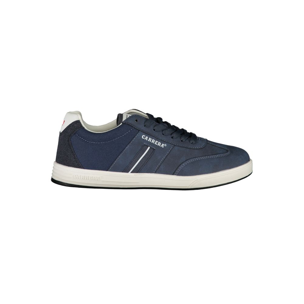 Blue Polyester Sneaker