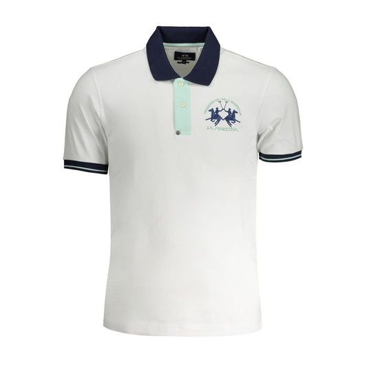 White Cotton Polo Shirt