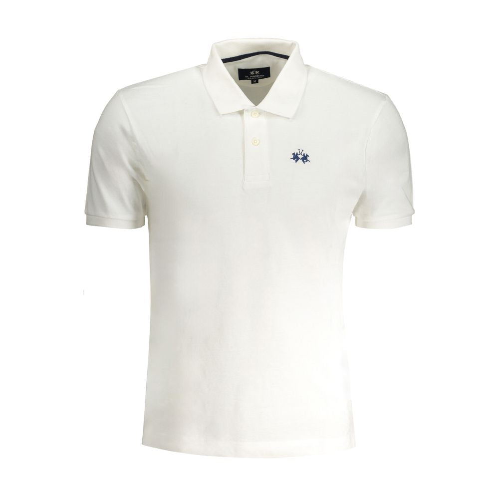 White Cotton Polo Shirt