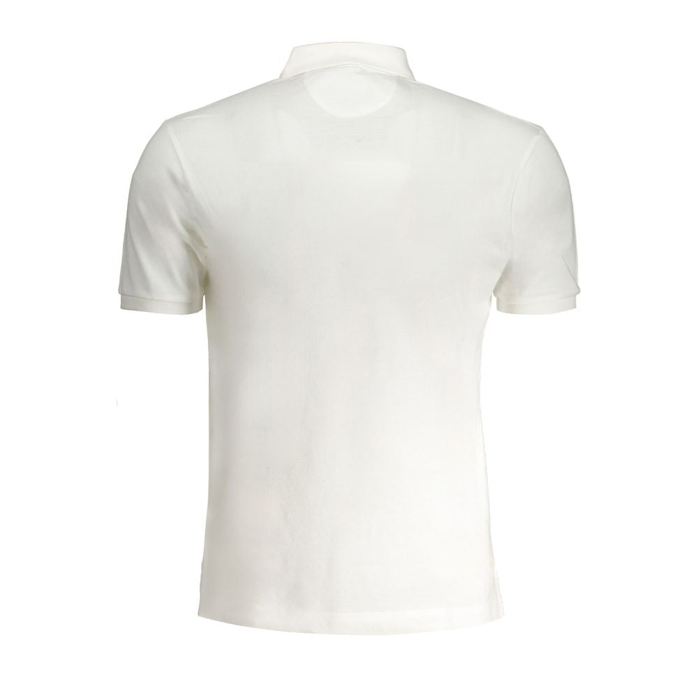 White Cotton Polo Shirt