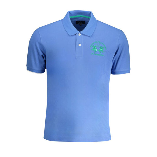 Light Blue Cotton Polo Shirt