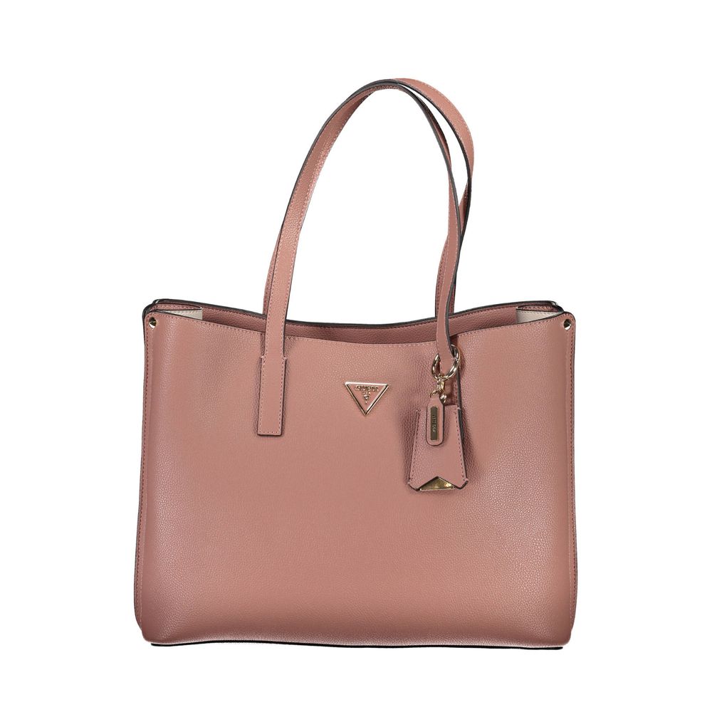 Pink Polyethylene Handbag