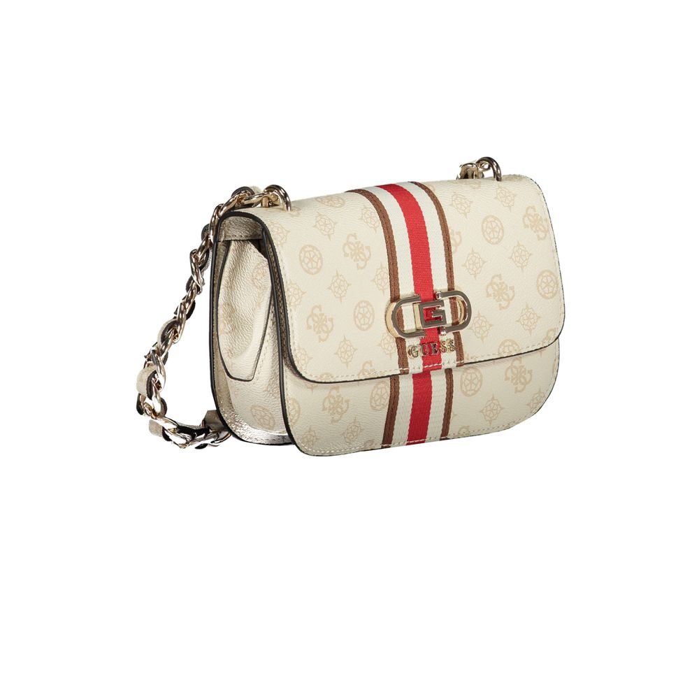 Beige Polyethylene Handbag