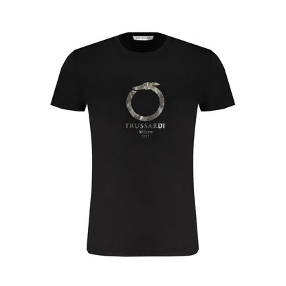 Black Cotton T-Shirt